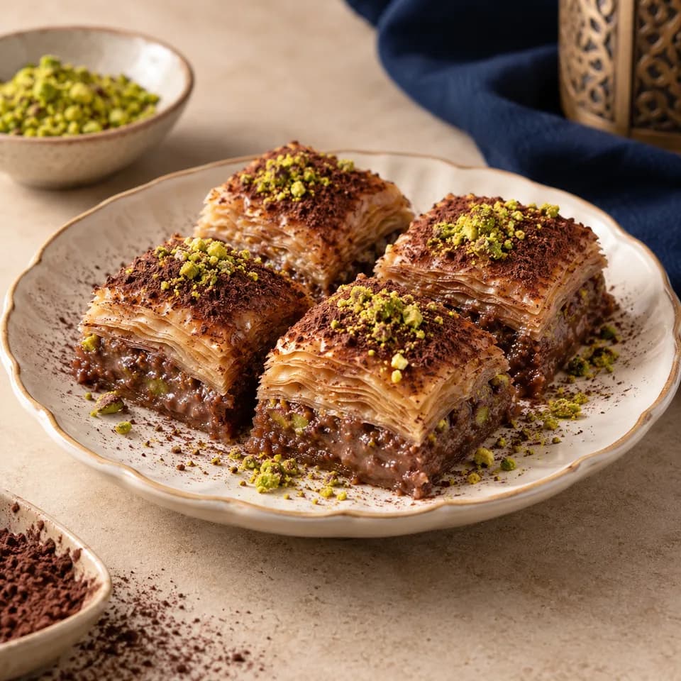 Soğuk Baklava sunum görseli